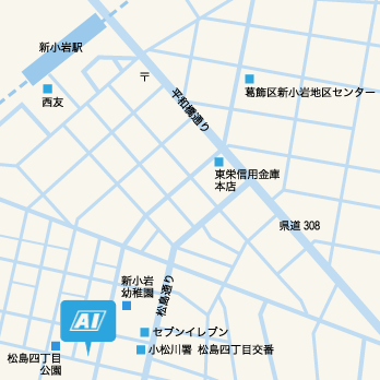 江戸川支社周辺地図